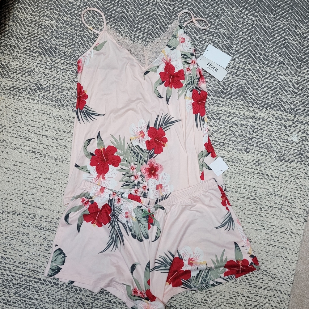 Tropical Print Romper